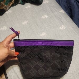 Givenchy Elegant Black and Purple Women's Makeup Pouch Used Once
